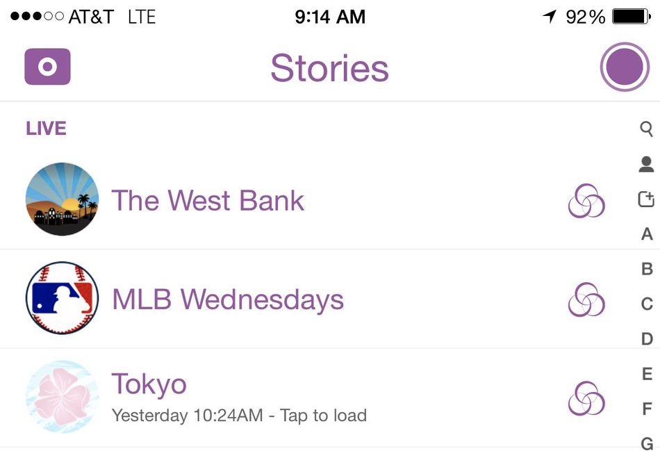 Snapchat's Westbank Story included both sides of the wall
